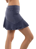 Anna 15" Tennis Skirt Skirts & Skorts - inPhorm NYCSHADOW BLUE