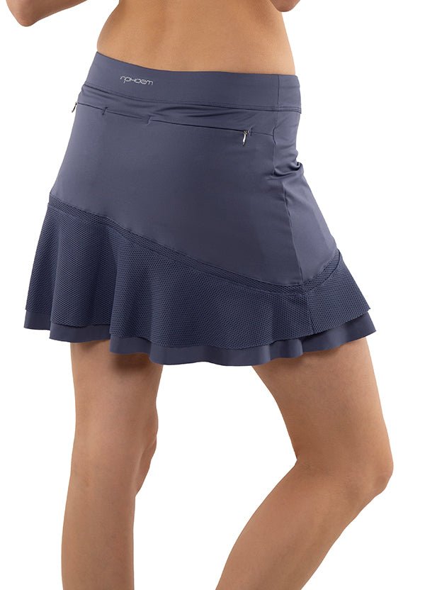 Anna 15" Tennis Skirt Skirts & Skorts - inPhorm NYCSHADOW BLUE