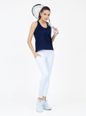 Ashley 7/8 Legging - White Capris & Leggings - inPhorm NYCWhite