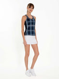 Ashley Asymmetrical 13 1/2" Pleated Skirt - White Skirts & Skorts - inPhorm NYCWhite