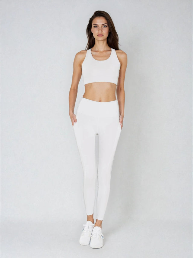 Ashley High Impact Bra - White Bras - inPhorm NYCWhite