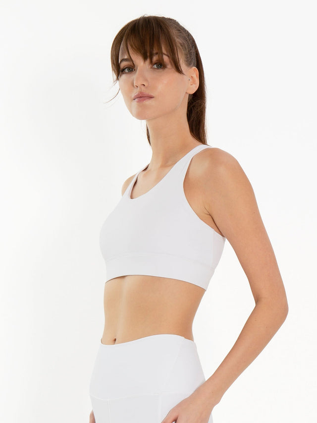 Ashley High Impact Bra - White Bras - inPhorm NYCWhite