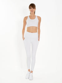 Ashley High Impact Bra - White Bras - inPhorm NYCWhite