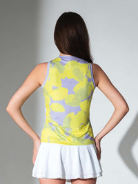 AUDREY PERFORMANCE TANK | Eco - Friendly Athletic Top Tops - inPhorm NYCCOSMIC PRINT