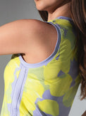 AUDREY PERFORMANCE TANK | Eco - Friendly Athletic Top Tops - inPhorm NYCCOSMIC PRINT