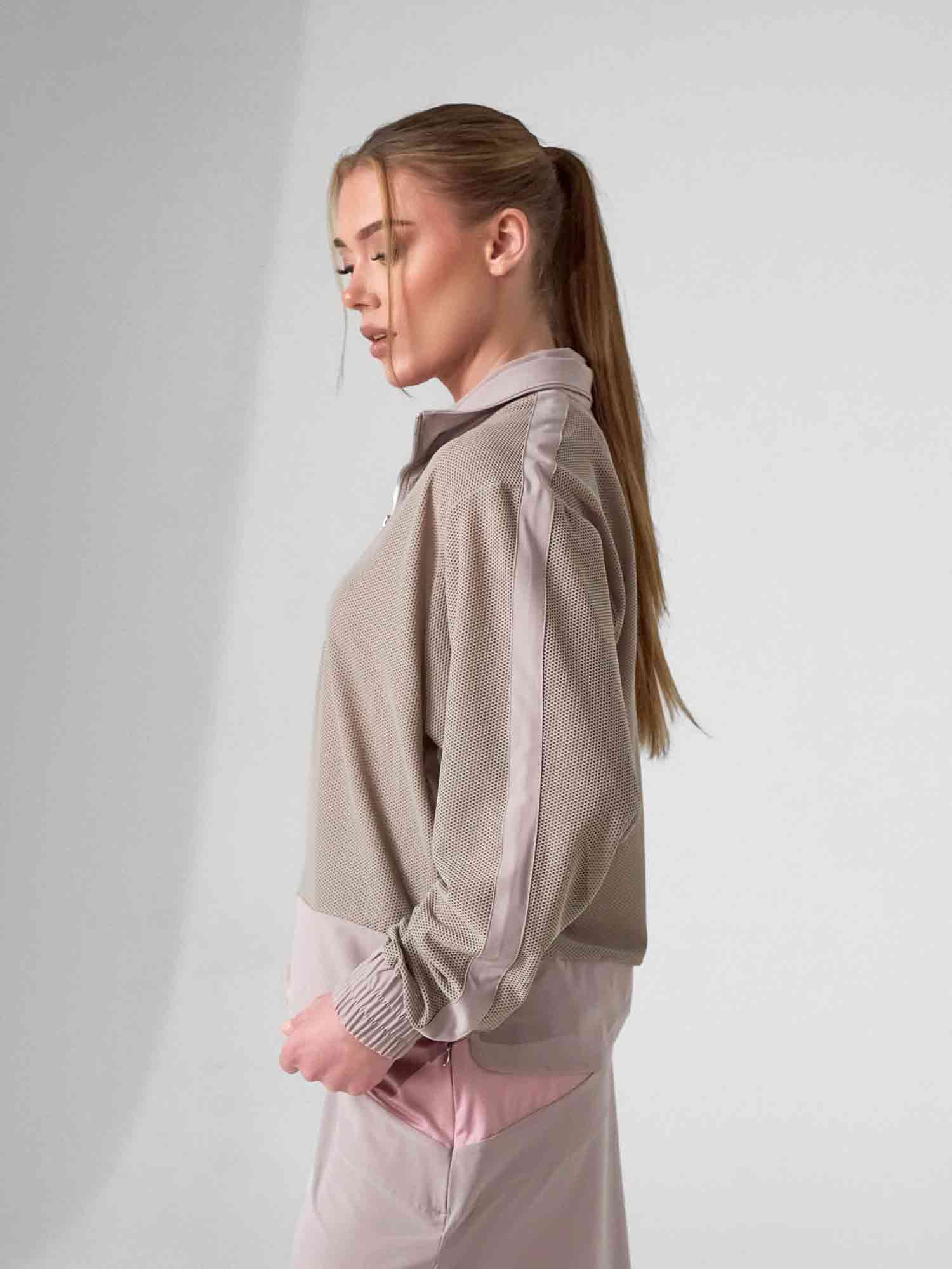 BAILA Mesh Half Zip Pullover | Technical Athletic Top with Pockets | First Position Collection - inPhorm NYCLATTE