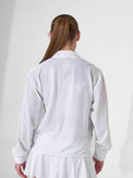 BAILA Mesh Half Zip Pullover | Technical Athletic Top with Pockets | First Position Collection - inPhorm NYCWhite