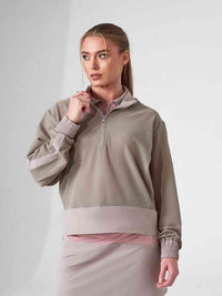 BAILA Mesh Half Zip Pullover | Technical Athletic Top with Pockets | First Position Collection - inPhorm NYCLATTE