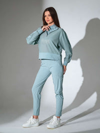 BAILA Mesh Half Zip Pullover | Technical Athletic Top with Pockets Tops - inPhorm NYCVERIDIAN