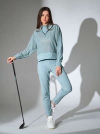 BAILA Mesh Half Zip Pullover | Technical Athletic Top with Pockets Tops - inPhorm NYCVERIDIAN
