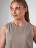 BAILA Mesh Tank Top | Technical Athletic Tank with High - Low Hem | First Position Collection - inPhorm NYCLATTE