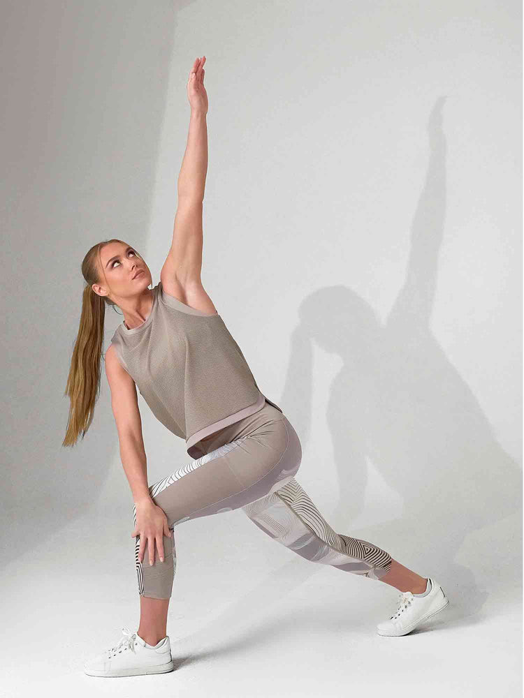BAILA Mesh Tank Top | Technical Athletic Tank with High - Low Hem | First Position Collection - inPhorm NYCLATTE