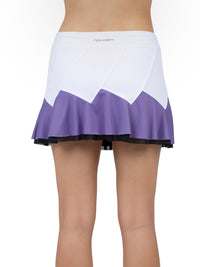 Baseline Butterfly Skirt - White/Lavender Combo Skirts & Skorts - inPhorm NYCWhite/Lavender Combo