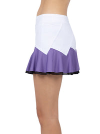Baseline Butterfly Skirt - White/Lavender Combo Skirts & Skorts - inPhorm NYCWhite/Lavender Combo