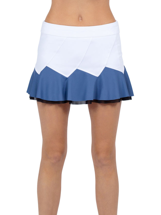 Baseline Butterfly Skirt - White/Palladian Combo Skirts & Skorts - inPhorm NYCWhite/Palladian Combo