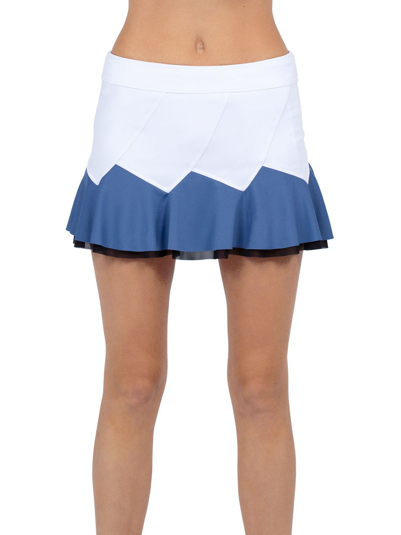 Baseline Butterfly Skirt - White/Palladian Combo Skirts & Skorts - inPhorm NYCWhite/Palladian Combo