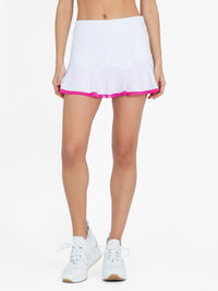 Baseline Butterfly Skirt - White/Pink Skirts & Skorts - inPhorm NYCWhite/Pink