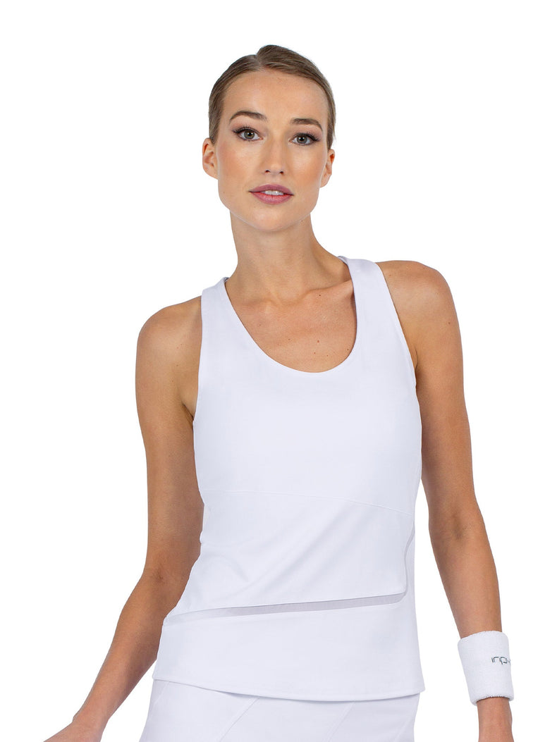 Baseline Tank - White Tops - inPhorm NYCWhite
