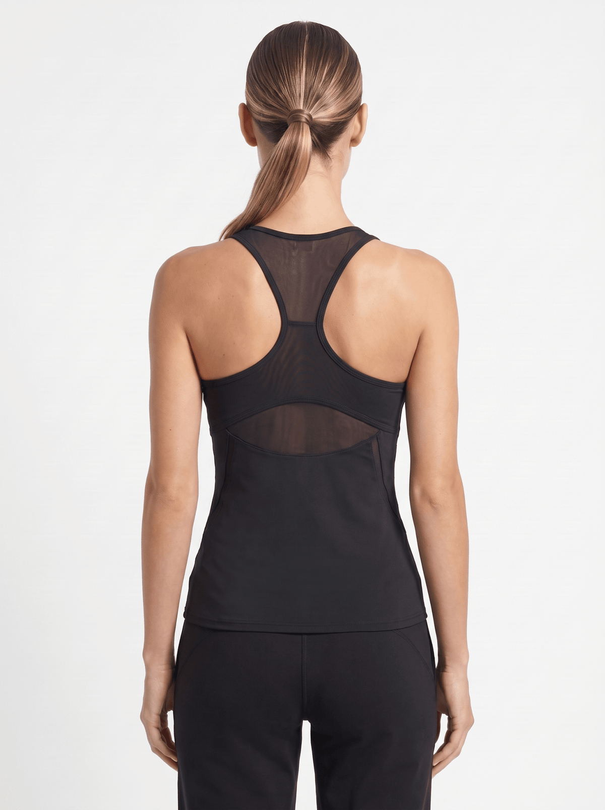 Bridget Racer Back Active and Tennis Tank - Black Tops- inPhorm NYCBlack