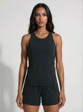 Bridget Racer Back Active and Tennis Tank - Black Tops - inPhorm NYCBlack