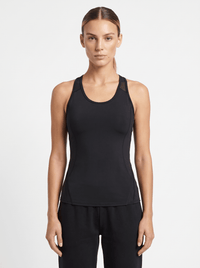 Bridget Racer Back Active and Tennis Tank - Black Tops- inPhorm NYCBlack