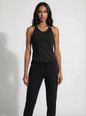 Bridget Racer Back Active and Tennis Tank - Black Tops - inPhorm NYCBlack