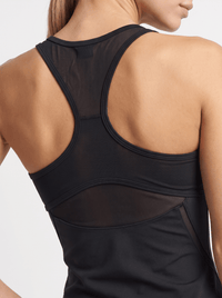 Bridget Racer Back Active and Tennis Tank - Black Tops- inPhorm NYCBlack