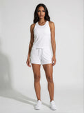Bridget Racer Back Active and Tennis Tank - White Tops - inPhorm NYCWhite