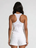 Bridget Racer Back Active and Tennis Tank - White Tops - inPhorm NYCWhite