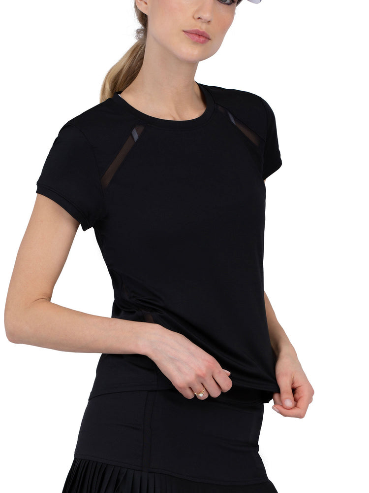 Classic Short Sleeve Crew Neck - Black Tops - inPhorm NYCBlack