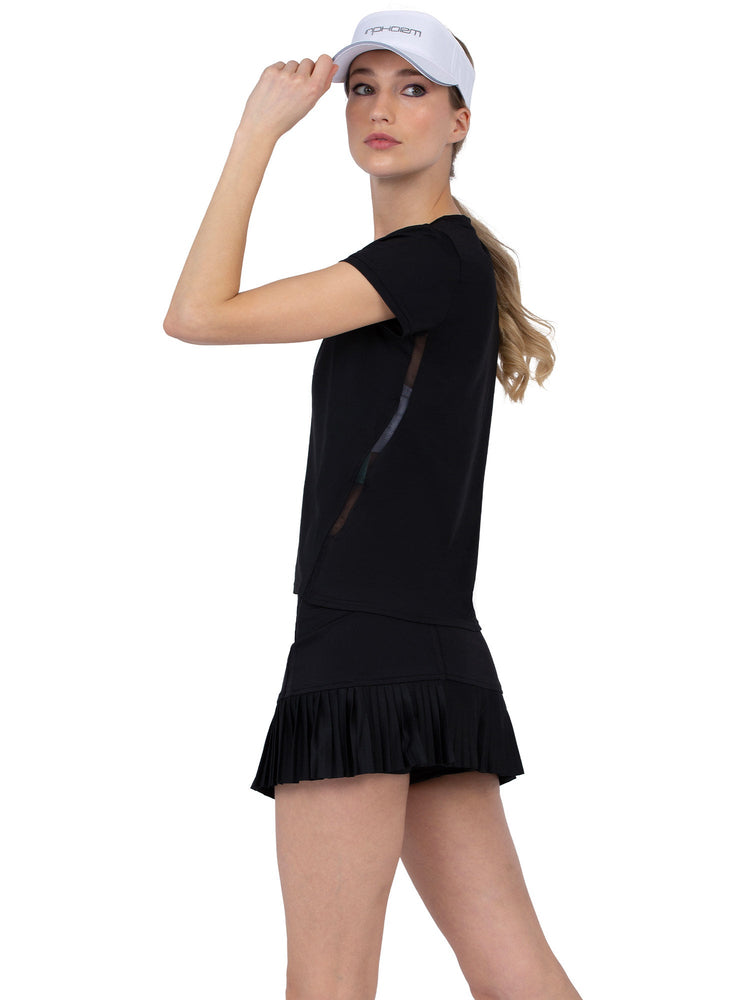 Classic Short Sleeve Crew Neck - Black Tops - inPhorm NYCBlack