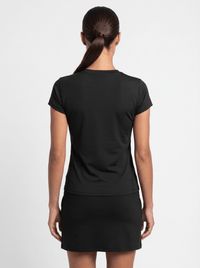 Classic Short Sleeve Crew Neck - Black Tops- inPhorm NYCBlack