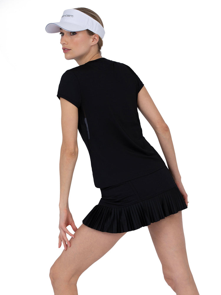 Classic Short Sleeve Crew Neck - Black Tops - inPhorm NYCBlack