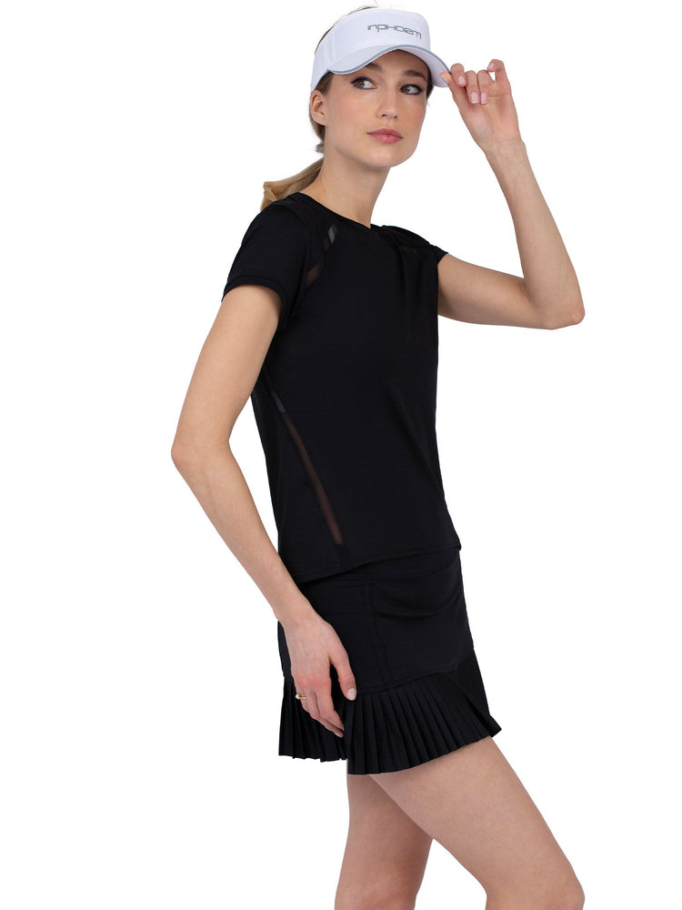 Classic Short Sleeve Crew Neck - Black Tops - inPhorm NYCBlack
