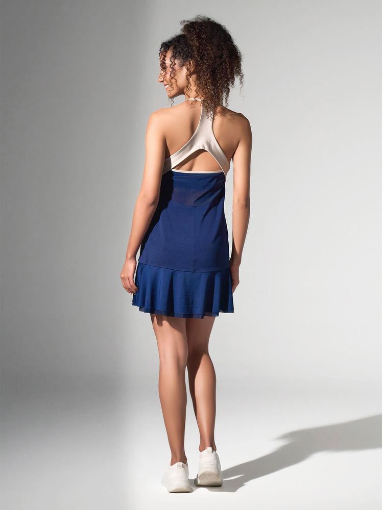 Devon Tennis & Athleisure Dress - Ink/Silver Sand Dresses - inPhorm NYCInk/Silver Sand