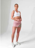 ELLE BRA | High Impact Compression Sports Bra with Crossback Design - inPhorm NYCWhite