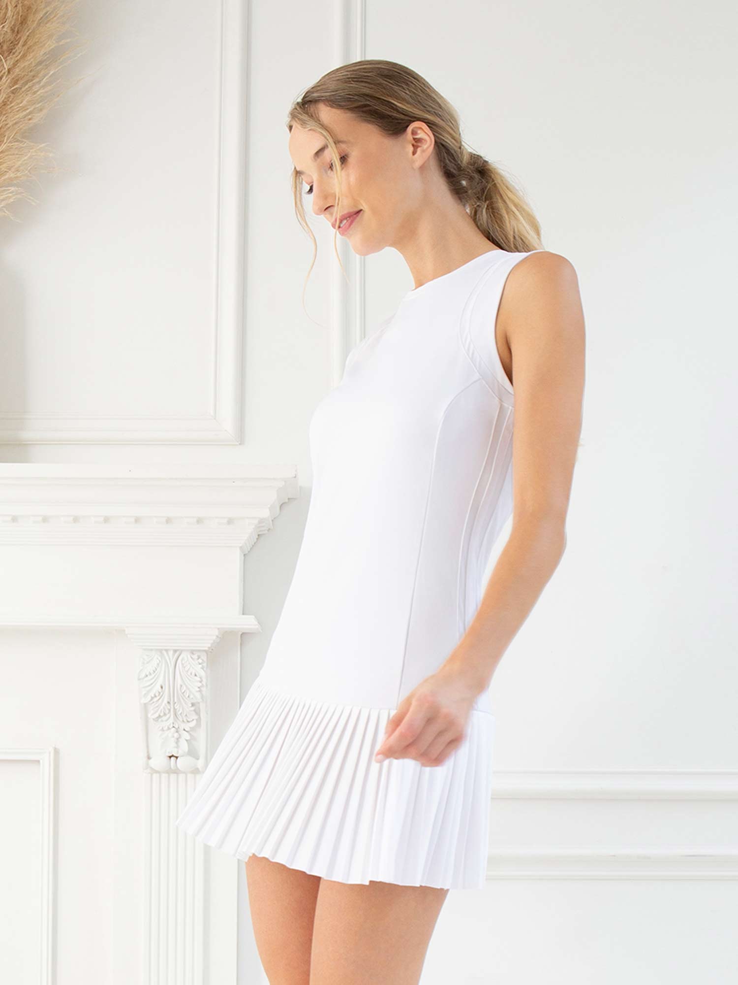 Elle Dress - Sweet Sophistication Meets Championship Performance Dresses - inPhorm NYCWhite