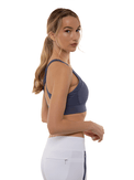 ELLE High - Impact Compression Sports Bra Bras - inPhorm NYCSHADOW BLUE