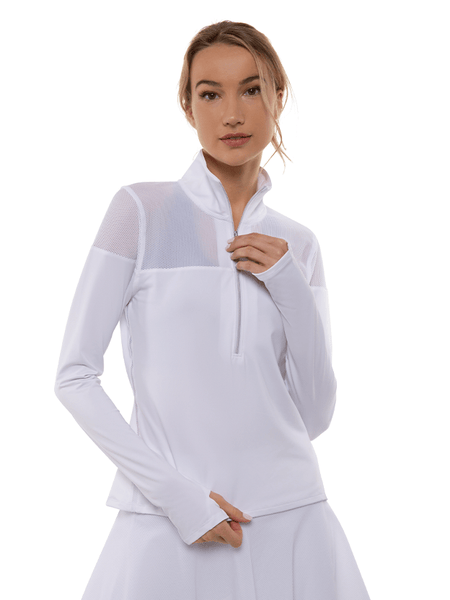 EVA PERFORMANCE HALF ZIP | Shop Tops - Inphorm NYC