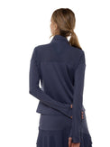 EVA PERFORMANCE HALF ZIP Tops - inPhorm NYCSHADOW BLUE