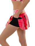 Harper Pleated 13 1/2" Skirt Skirts & Skorts - inPhorm NYCRETRO RED BLACK