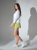 Harper Pleated 13 1/2" Skirt Skirts & Skorts - inPhorm NYCCOSMIC PRINT