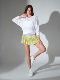 Harper Pleated 13 1/2" Skirt Skirts & Skorts - inPhorm NYCCOSMIC PRINT