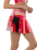 Harper Pleated 13 1/2" Skirt Skirts & Skorts - inPhorm NYCRETRO RED BLACK