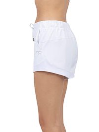 Jess Athleisure Short - White Shorts - inPhorm NYCWhite