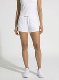 Jess Athleisure Short - White Shorts - inPhorm NYCWhite