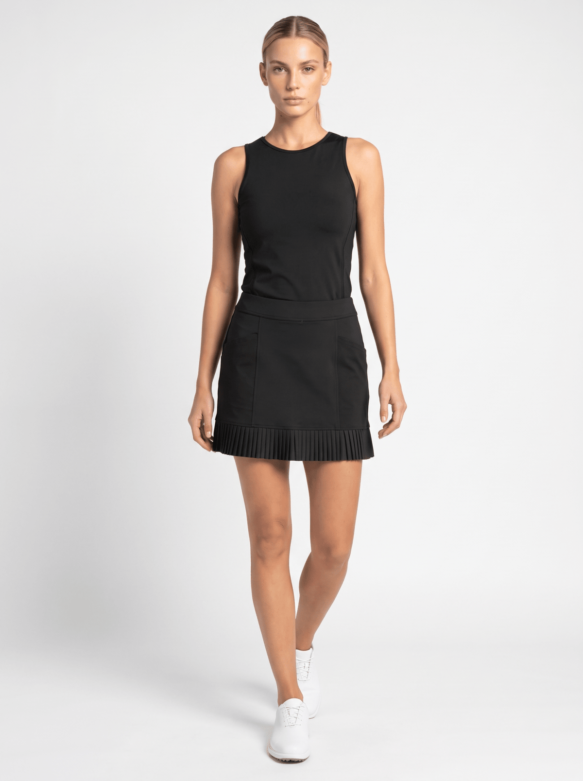 Kai 17" Pleated Skirt Skirts & Skorts- inPhorm NYCBlack