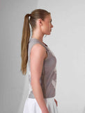 LATTE PRINT AUDREY PERFORMANCE TANK | Eco - Friendly Athletic Top with Original Print Tops - inPhorm NYCLATTE PRINT