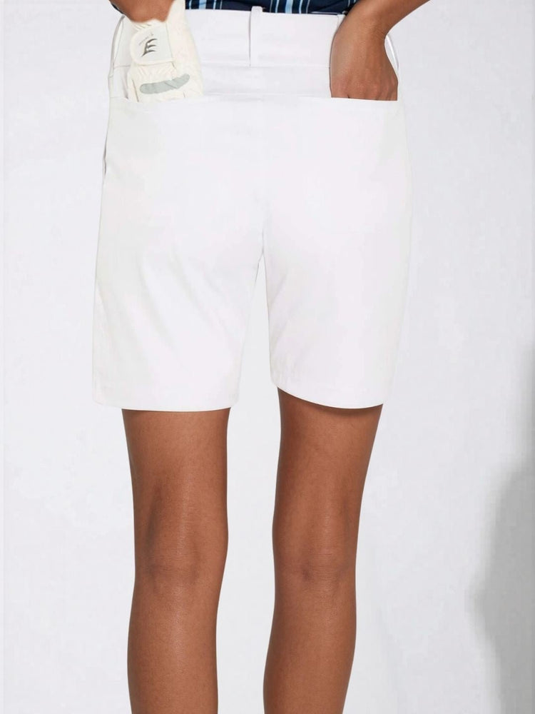 Lilian Streched Woven Shorts Shorts - inPhorm NYCWhite