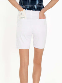 Lilian Streched Woven Shorts Shorts - inPhorm NYCWhite